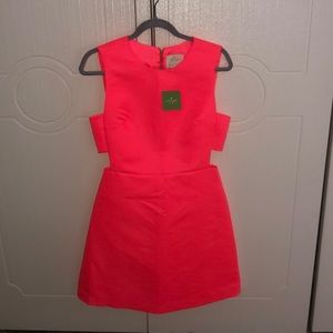 Kate Spade Hot Mink Mini Cut-out Dress